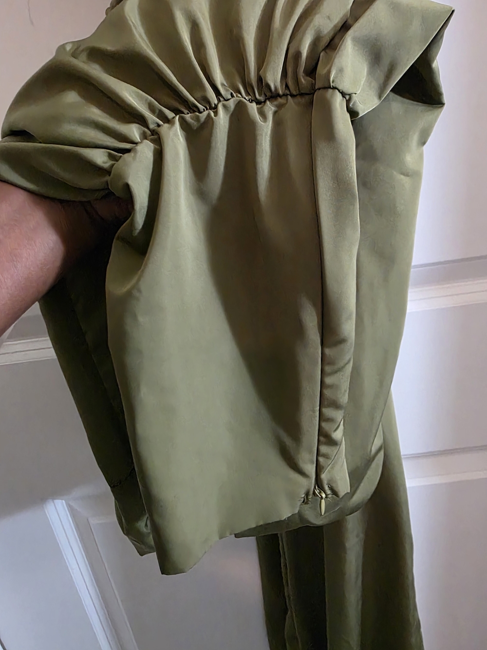 Fashion Nova Olive Green Cargo Jumpsuit - Picture 5 of 7